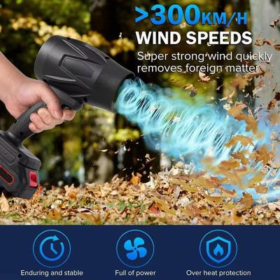 Car Electric Snow Blower Powerful Snow Removal Handheld Dust Fan Blower Accessories Cleaning Car Air Turbofan Blower K2T2