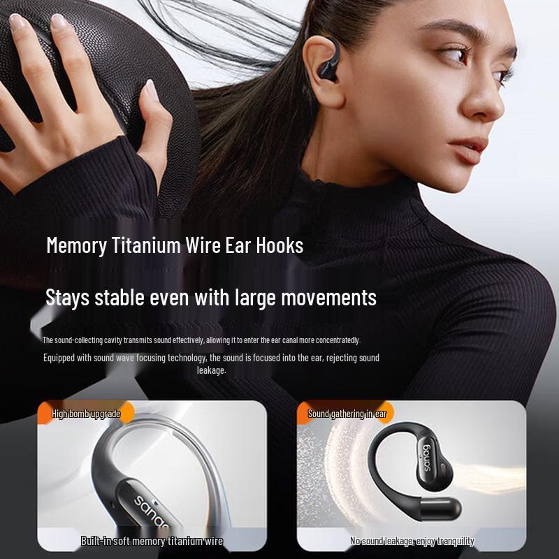 SANAG G6S Open-Ear Clip-on Sport Bluetooth Earbuds