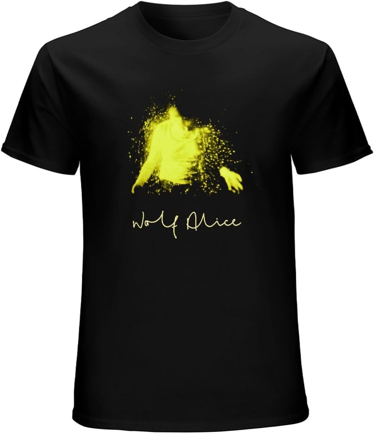 Wolf Alice Tour 2016 T-Shirt Mens Unisex Black Tees L чёрный