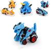 Incredible Inertia Impact Transforming Dinosaur Car Toy For Kids Boys With Colorful Designs