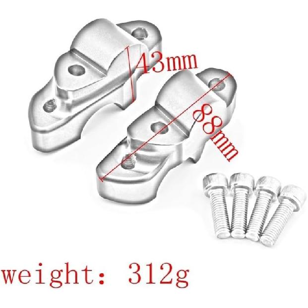 Handlebar Bar Risers Handlebar Mount Raiser Up 30mm Increase Kit Fit for SU&ZUKI GSX S GSX-S 1000 S1000 F GSXS1000GT S1000GT 2015-2024