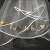 Bachelorette Party Veil Bride To- Be Veil Bride Veil For Wedding Veil Short Veil