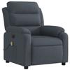 VidaXL Fauteuil Inclinable de Massage Électrique, Chaise de Relaxation avec Dossier et Repose-pied Réglables, Siège de Salon 3205082