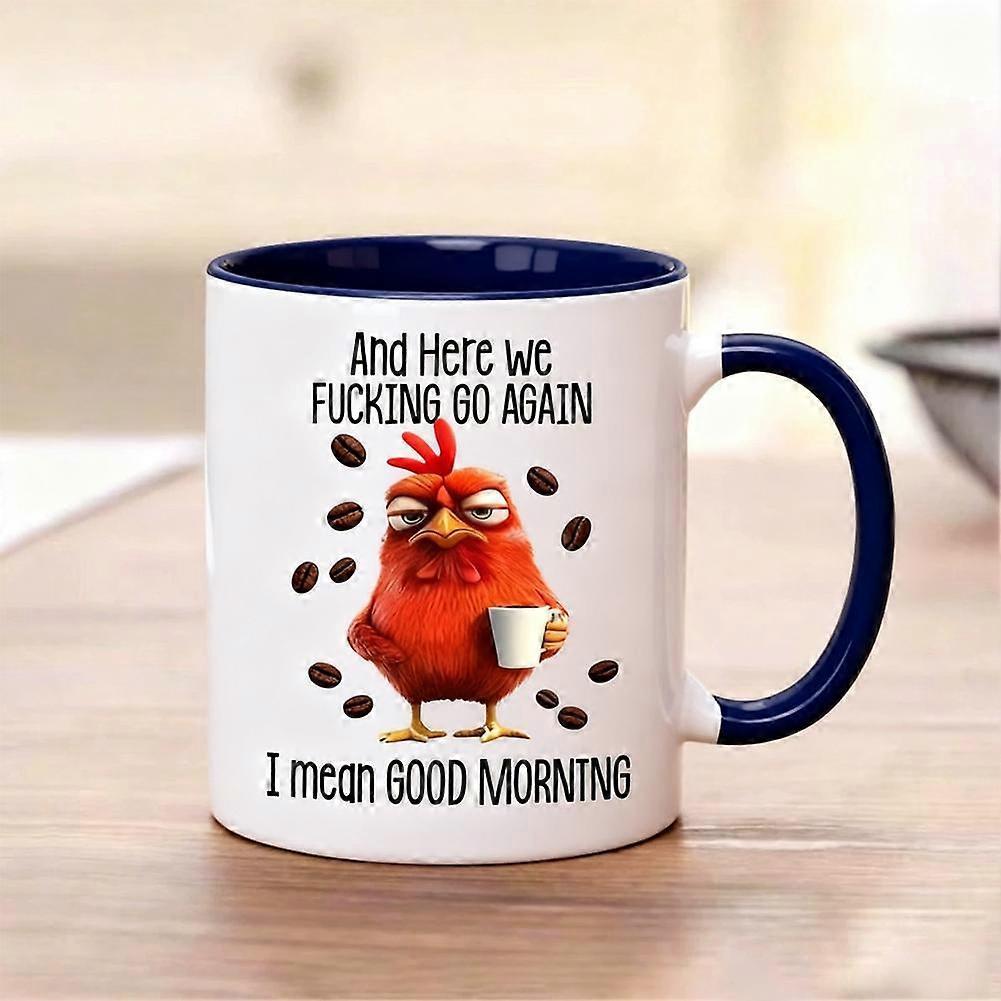 Irritable Rooster Ceramic Mug Funny Sarcastic Coffee Cup