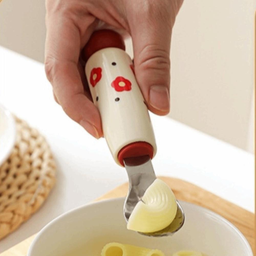 Dopamine Mesh Sieve Filter Spoon Stainless Steel Kitchen Gadget Utensil Egg Yolk Separator  Cooking