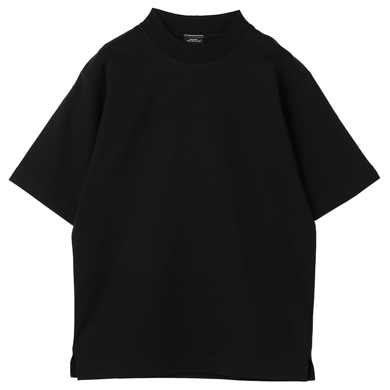 

[United Arrows green label Relaxing] organic punch mock neck T-shirt 32171755721 0930 BLACK(09) S