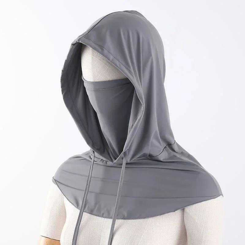 Balaclava Men Women Face Mask Sun/UV Protection Breathable Long Neck Covers for Cycling Motorcycle Fishing Hooded Sun Hat Mask