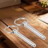 K1AE 10Pieces Quick Releases Pin 8x60mm Carbon Steel Construction with BallHead Locking for Industrial Use