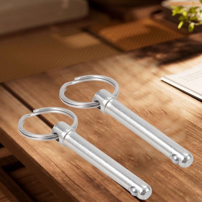 K1AE 10Pieces Quick Releases Pin 8x60mm Carbon Steel Construction with BallHead Locking for Industrial Use