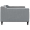 Vidaxl Sofa Z Funkcją Spania, Jasnoszara, 90X190 Cm, Obita Tkaniną