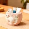 Silicone Mold for DIY Cat-Embossed Succulent Planters