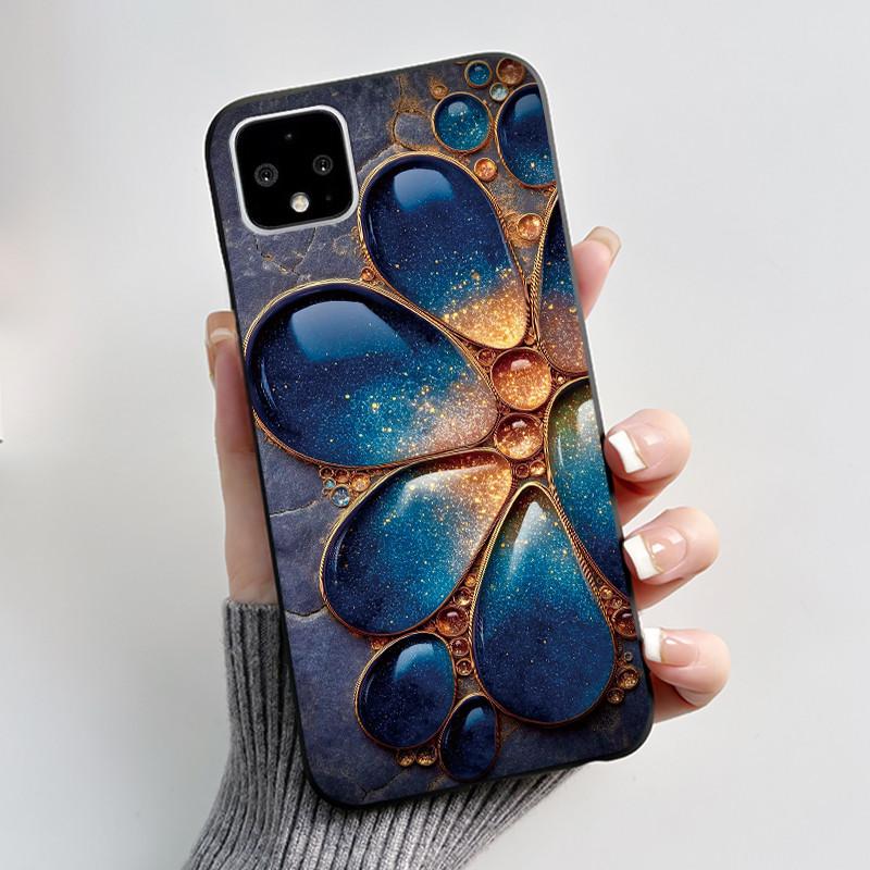 Casing For Google Pixel 4 / 4XL /4 XL Super-Thin Slim Case Aesthetic Luxury Cute Cool Boys Girls Black Matte Soft Silicone Cover