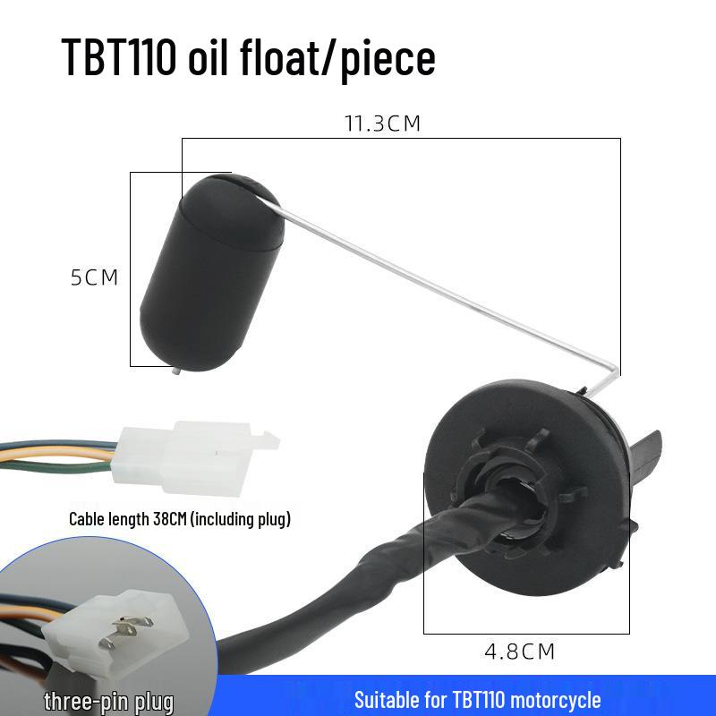 Yibai Ke Model 110 Bend Beam Motorcycle Fuel Tank Oil Level Sensor for Thai Honda TBT
