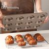ZISIZ 6-Cavity Non-Stick Chestnut Baking Mold