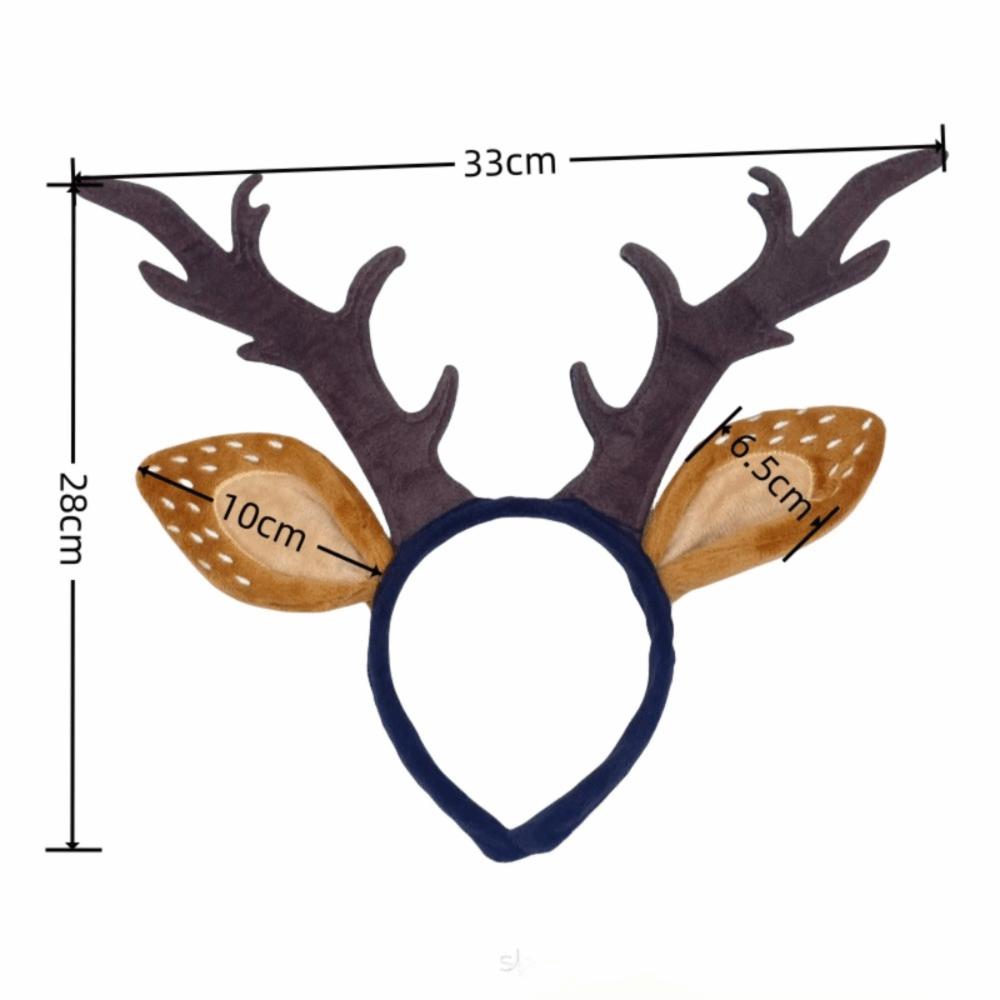 Elk Reindeer Hair Hoop Snowflak Xmas Hairband Cute Christmas Headband New Year