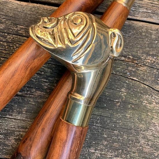 Hundegård Antikk Stil Stokke Solid Hundegård Hundegård 36" Unik Stokk