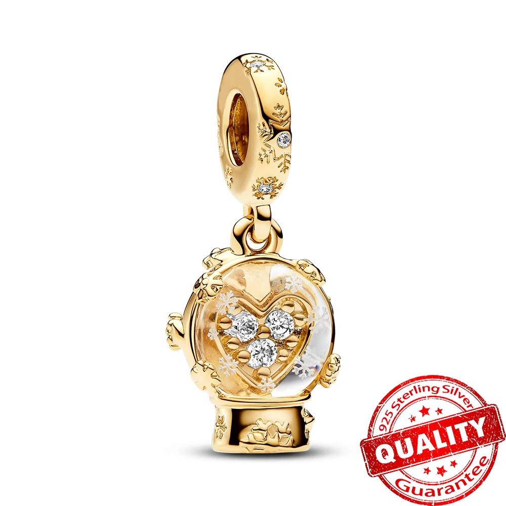 Splendido Ciondolo a Forma di Cappello di Laurea Stella Margherita Albero Genealogico Yin & Yang in Oro 14K Adatto per Bracciali di Marca Gioielli in Rame