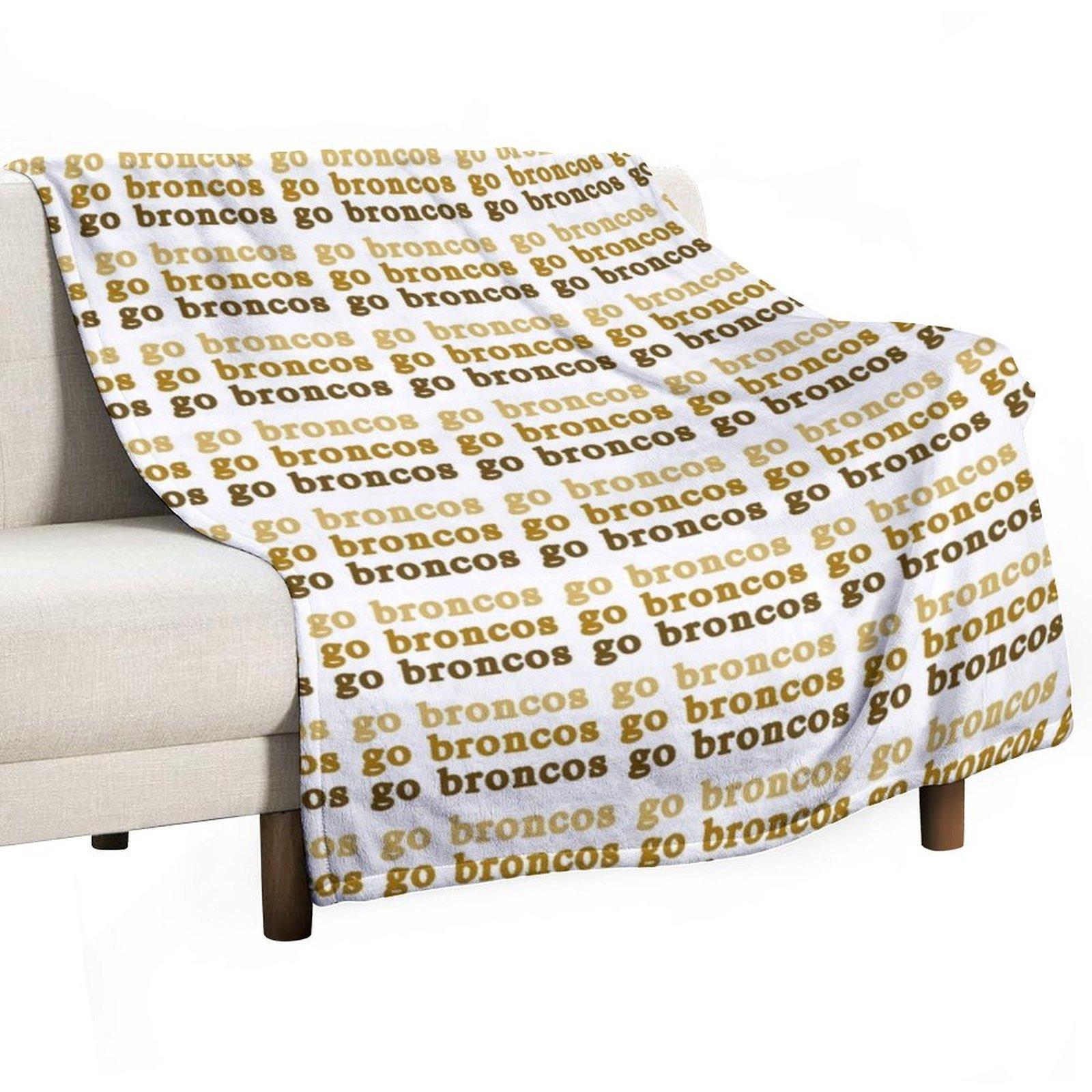 GO BRONCOS // WESTERN MICHIGAN UNIVERSITY Throw Blanket Soft Beds Furrys Luxury St Moving Blankets 30x40in