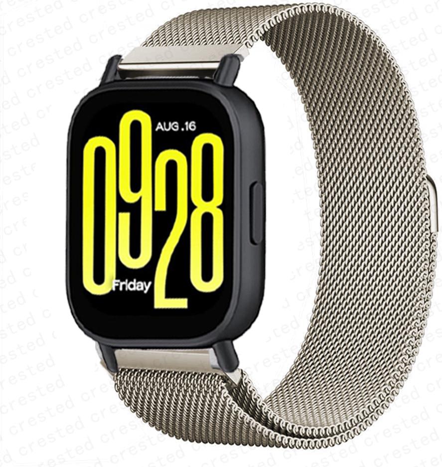 Milanese loop Strap for Xiaomi Redmi Watch 5 Active Metal Stainless Steel Bracelet correa Redmi Watch 5 Lite Magnetic Wristband