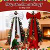 Large Velvet Christmas Bows (6 Ft) — Large Bows For Christmas Tree Topper, Wreaths, Mantle, Front Door