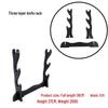 Sword and Flute Display Rack: One, Two, or Three-Layer Holder In White or Black