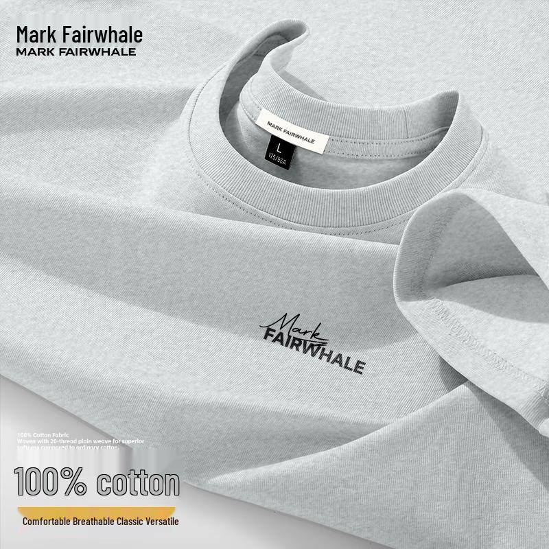 Mark Fairwhale Men's Casual Cotton Short Sleeve T-Shirt