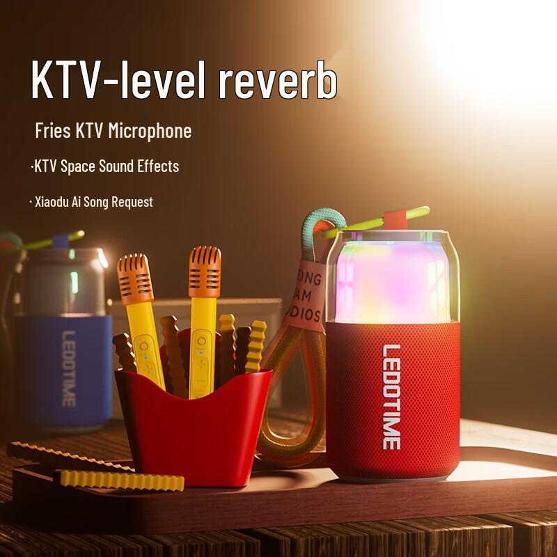 

Ledo F7 K-Song Microphone and Bluetooth Speaker KTV Set CN plug (adapter included)