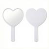 Custom Compact Handheld Makeup Mirror: Portable & Simple Design