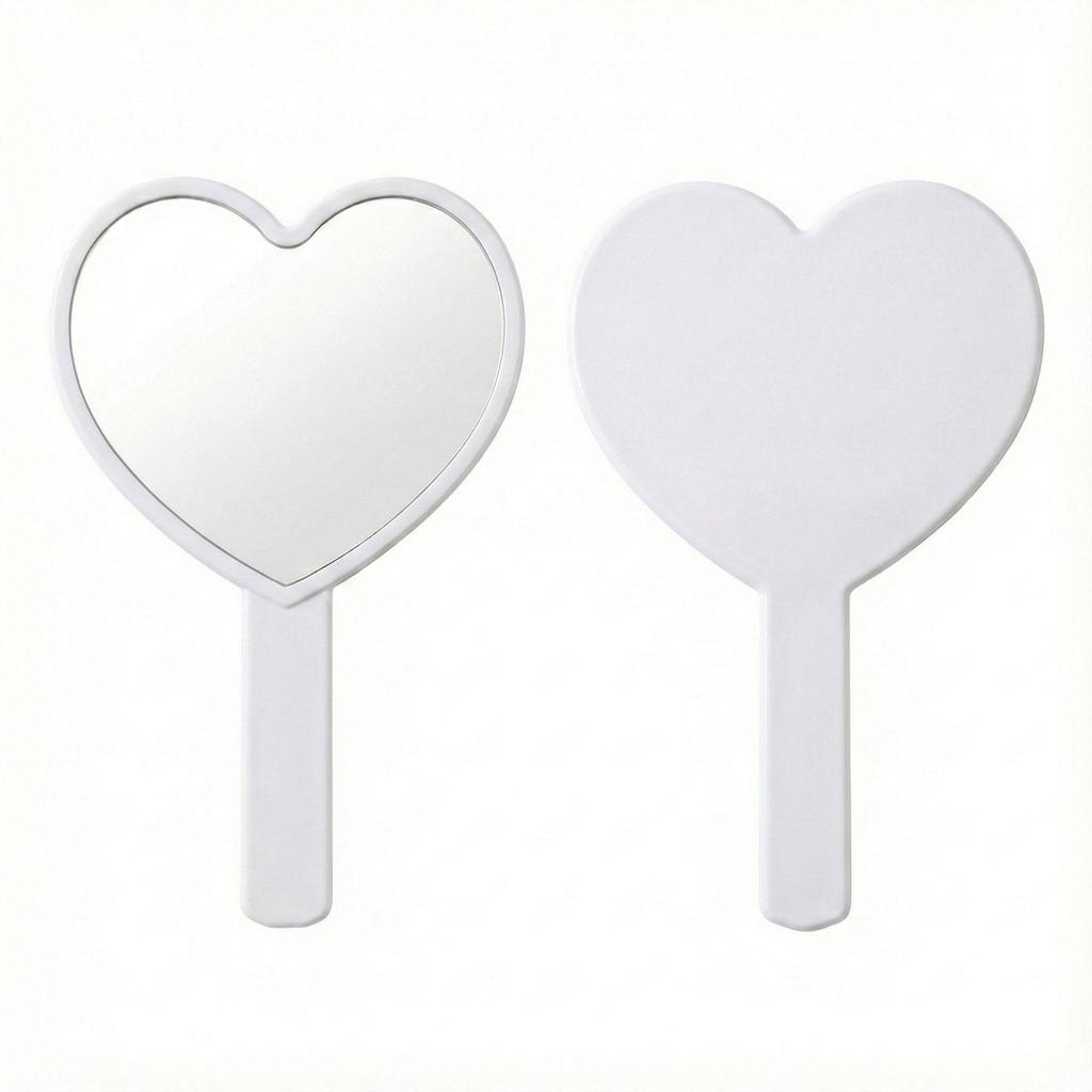 Custom Compact Handheld Makeup Mirror: Portable & Simple Design