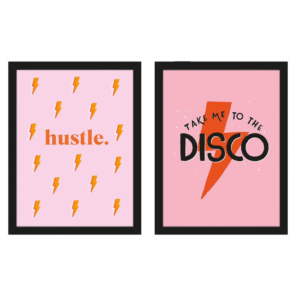 Zestaw Oprawionych Grafik Duchess Plum Hustle/Take Me To The Disco (Pakiet 2)