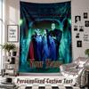 Custom Tapestry Wall Hanging, The Munsters Personalized Name Text Home Wall Decor
