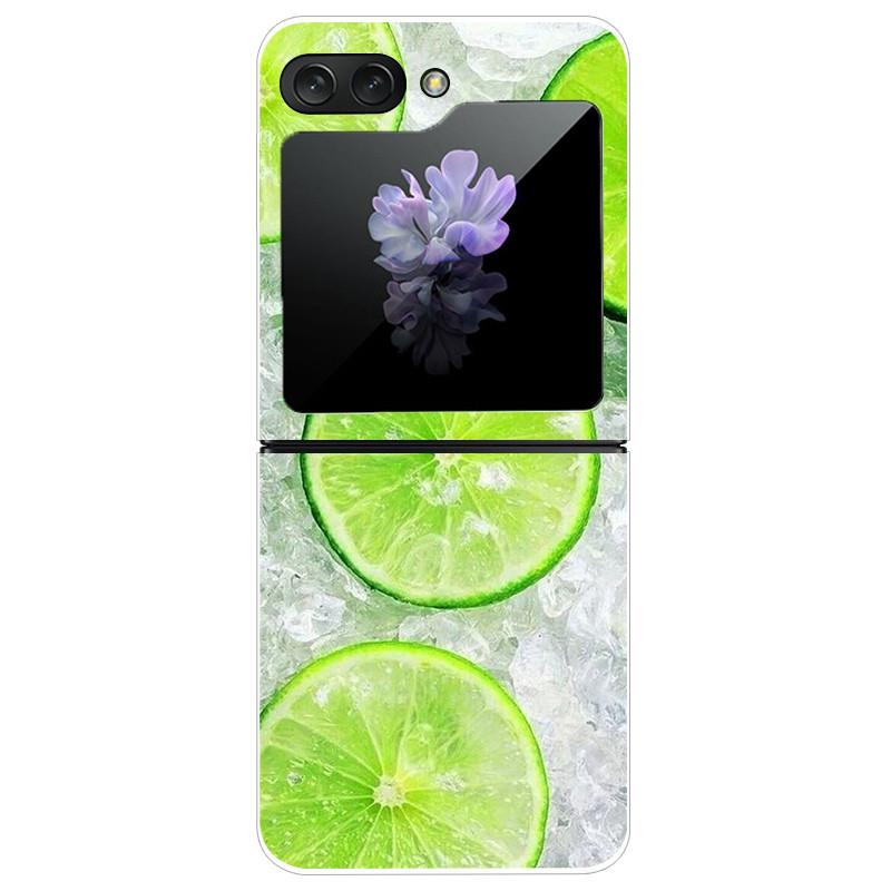 Für Samsung Galaxy Z Flip5 Hülle Harte PC-Handy-Rückabdeckung für Samsung Galaxy Z Flip 5 5G Hüllen 6,7'' ZFlip5 Niedliche Katze Funda Schale
