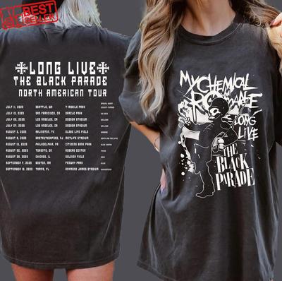 The Black Parade Shirt Tour Shirt My Chemical Romance Shirt Mcr Shirt My Chemical Romance Mcr Merch Mcr Gifts