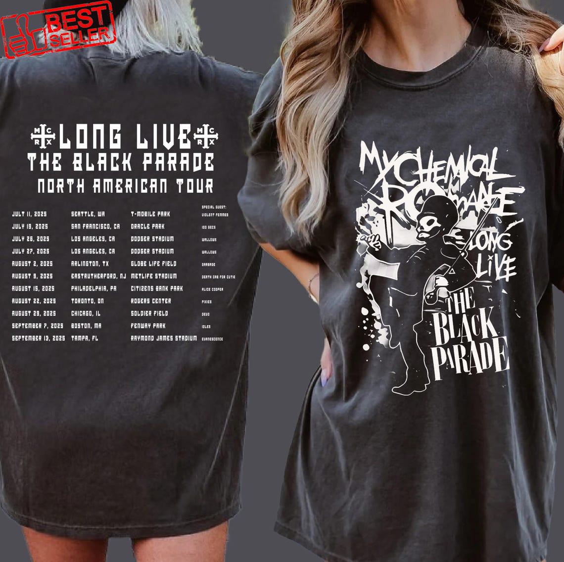 

The Black Parade Shirt Tour Shirt My Chemical Romance Shirt Mcr Shirt My Chemical Romance Mcr Merch Mcr Gifts 4XL