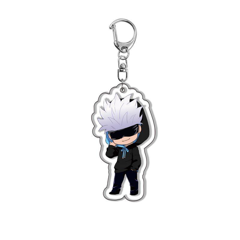 Anime Jujutsu Kaisen Acrylic Keychain Yuji Itadori Megumi Fushiguro Nobara Kugisaki Cute Cartoon Figure Pendant Bag Charm