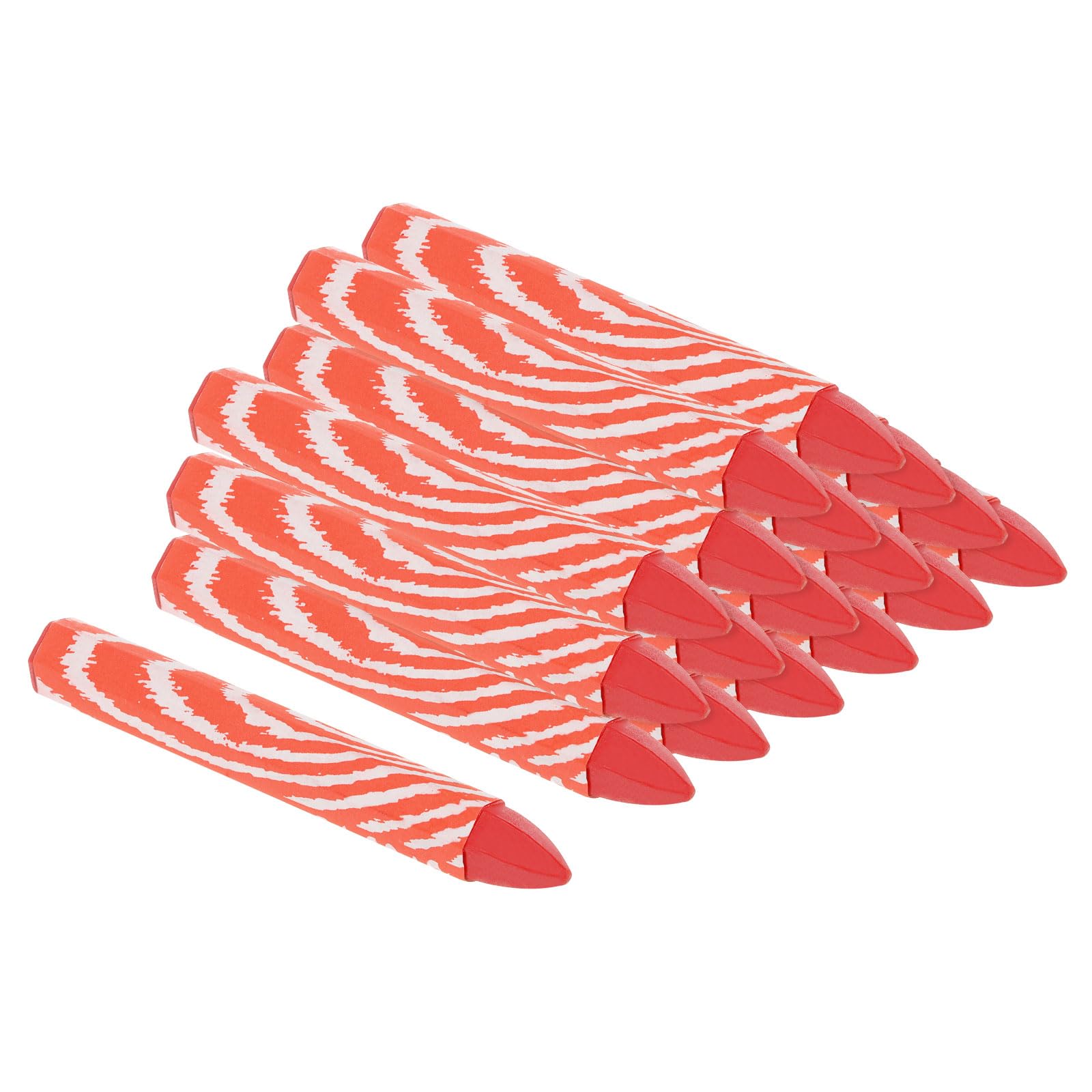 

PATIKIL Набор из 18 шестигранных восковых маркеров для шин красного цвета, 4 x0,55 ,