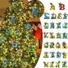 26 Letter Christmas Tree Ornament New Years Animal Christmas Hanging Pendant