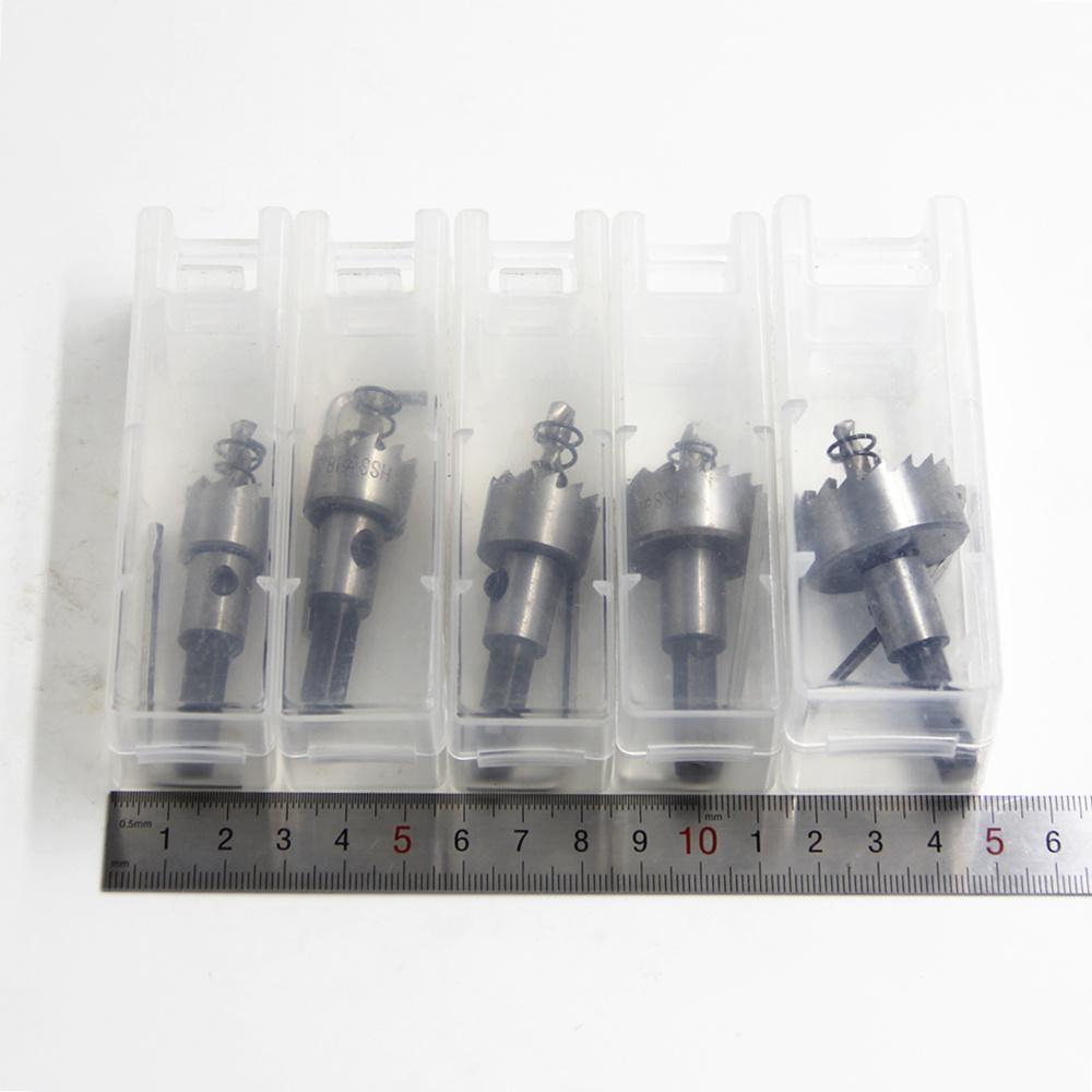 

Высокоскоростной стальной пилообразный резец, алюминиевая пластина, железная пластина, сверление и открытие, натуральный цвет, сверло 16–30 мм, набор инструментов 16-30mm