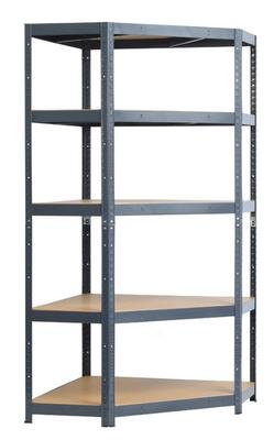 Metal Corner Shelving 180*90*90*40, Galvanized - Tg-Reg 5456