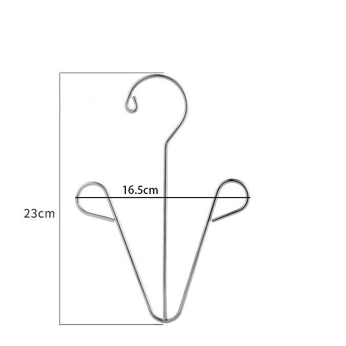 

Полка для обуви из нержавеющей стали, уличный балкон, креативный крючок, ветрозащитная нескользящая твердая сушилка B