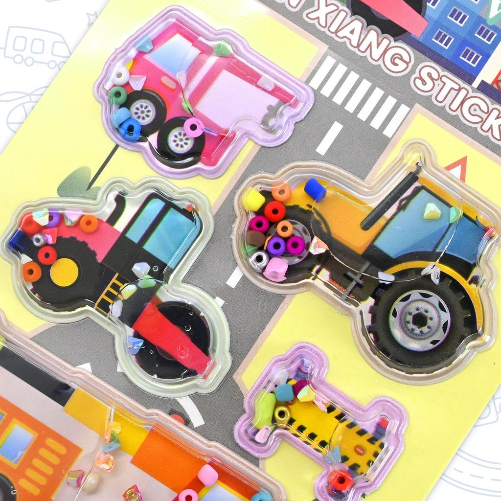 4er-Pack Shaka Shaka Wasser Niedlich 3D Aufmunterungsaufkleber für Buch DIY für Niedliche Geschenkaufkleber, Dekoration, Jungen, Kreativ, Modisch, Einzigartig,