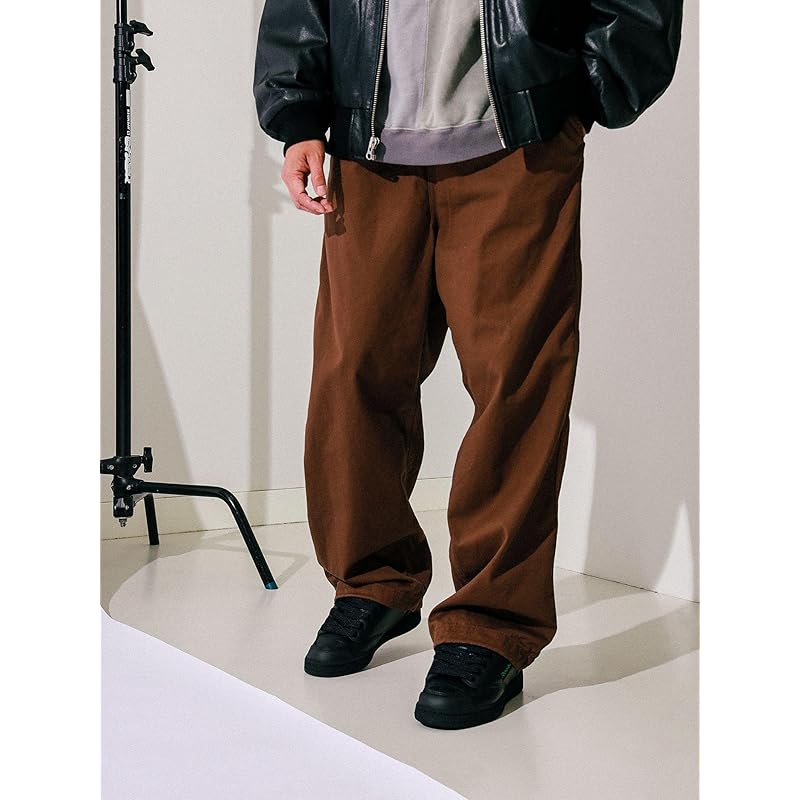 [Beams] Painter Basic Twill Easy Pants Men's BROWN L 11241628803
