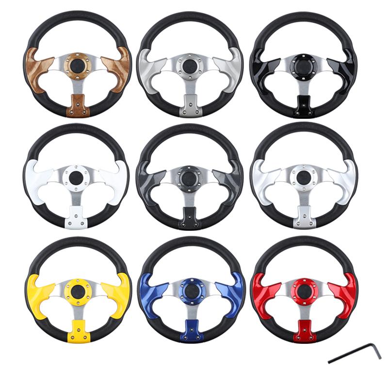 Racing Style 320mm 13 Inch Steering Wheel for YAMAHA Golf Cart EZGO Car Accessories
