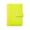 A6 Zipper Pouch Notebook: PU Leather Macaron Loose-Leaf Journal
