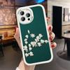 Slank Hudfølelse Tegneserie Blomster Tulipaner Myk Silikon PU Lærdeksel Telefondeksel for Samsung Xiaomi Poco Redmi