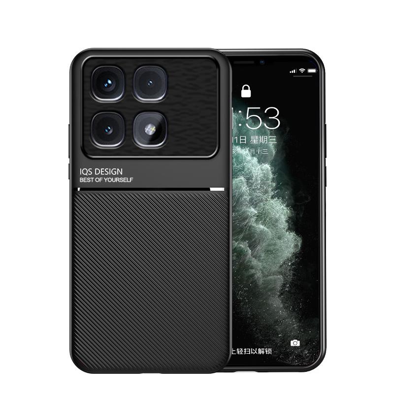 For Redmi K70 Ultra 5G Case Magnetic Holder Leather Phone Case for Redmi K70Ultra K 70 Ultra Soft Silicone Protective Back Cover