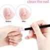 5 Pieces Stone Nail File Cuticle Stone Pusher Nail Sanding Sticks Nail Art Pen Cuticle Remover Trimmer Buffer Manicure Tools