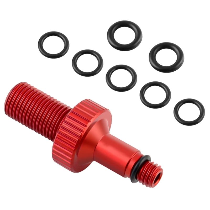 Bicycles Rear Shock Air Pumps Valves Adapter Tool Mountain Bike Suspension Air Valves Adapter Aluminum Alloy Converter