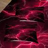 2/3pcs Lightning Pattern Print Bedding Set for Boys And Girls Bedroom Decor, Machine Washable. Lightning Magical Gifts