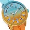 TENDENCE Gulliver De Color Medium Orange/Emerald Green Dial Aluminum Mineral Glass Quartz 42MM Watch TY933002 Women's Orange